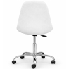 Buy Office Chair Swivel with Wheels – Velvet Upholstery – Steel Legs - Brielle  White 61831 with a guarantee