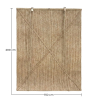 Buy Blind Outdoor Roll-Up 200x150 cm – Seagrass Curtain – Sun Protection and Privacy Beige 61834 with a guarantee
