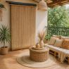 Buy Blind Outdoor Roll-Up 200x150 cm – Seagrass Curtain – Sun Protection and Privacy Beige 61834 at MyFaktory