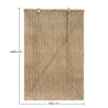 Buy Blind Outdoor Roll-Up 200x125 cm – Seagrass Curtain – Sun Protection and Privacy Beige 61835 with a guarantee