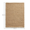 Buy Rug Natural Coir Fiber 170x120 cm – Indoor & Outdoor Use – Yuren Natural 61843 in the United Kingdom
