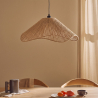 Buy Pendant Lamp Natural Rope Boho Style – Handcrafted Natural Fiber Lampshade - Cuna Natural 61878 in the United Kingdom