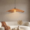 Buy Pendant Lamp Natural Rope Boho Style – Handcrafted Natural Fiber Lampshade - Resbo Natural 61879 - prices