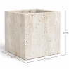 Buy Wall Light – Travertine Wall Sconce – Voilá Beige 61885 in the United Kingdom