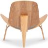Buy Designer armchair - Scandinavian armchair - Fabric upholstery - Luna Light grey 16773 home delivery