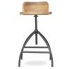Buy Onawa vintage industrial style stool Natural wood 58481 - prices