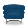 Buy Designer armchair - Faux leather upholstery - Biven Dark blue 16500 at MyFaktory