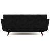Buy Scandinavian design Milton Sofa (2 seats) - Fabric Black 55628 home delivery