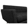 Buy Scandinavian design Milton Sofa (2 seats) - Fabric Black 55628 with a guarantee