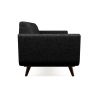 Buy Scandinavian design Milton Sofa (2 seats) - Fabric Black 55628 at MyFaktory