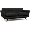 Buy Scandinavian design Milton Sofa (2 seats) - Fabric Black 55628 - prices
