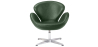 Buy Swin Chair - Faux Leather Green 13663 at MyFaktory