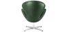 Buy Swin Chair - Faux Leather Green 13663 with a guarantee