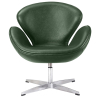 Buy Swin Chair - Faux Leather Green 13663 - in the UK