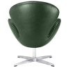 Buy Swin Chair - Faux Leather Green 13663 in the United Kingdom