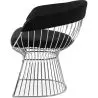 Buy Cylinder Chair - Faux Leather Black 16842 in the United Kingdom