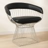 Buy Cylinder Chair - Faux Leather Black 16842 - prices