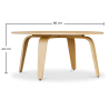 Buy Plywood Coffee Table  Natural wood 13294 at MyFaktory