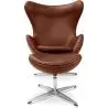 Buy Special Edition Bold chair with Ottoman - Premium Leather Vintage brown 13661 - in the UK