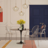 Buy Transparent Dining Chair - Armrest Design - Louis King Transparent 16461 in the United Kingdom