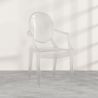 Buy Transparent Dining Chair - Armrest Design - Louis King Transparent 16461 - prices