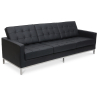 Buy Design Sofa Kanel  (3 seats) - Premium Leather Black 13247 - prices