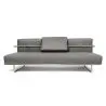 Buy Sofa Bed SQUAR (Convertible) - Faux Leather Grey 14621 with a guarantee