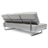 Buy Sofa Bed SQUAR (Convertible) - Faux Leather Light grey 14621 at MyFaktory