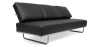 Buy Sofa Bed SQUAR (Convertible) - 3 Seater - Premium Leather Black 14622 at MyFaktory