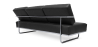 Buy Sofa Bed SQUAR (Convertible) - 3 Seater - Premium Leather Black 14622 - in the UK
