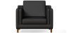 Buy 2211 Design Living room Armchair - Premium Leather Black 15447 - in the UK