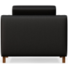 Buy 2211 Design Living room Armchair - Premium Leather Black 15447 in the United Kingdom