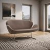 Buy Swin Sofa (2 seats) - Fabric Black 13911 - prices