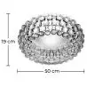 Buy Crystal Ceiling lamp 50cm Transparent 58432 - prices