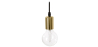 Buy Design hanging lamp - Edison Style Gold 58545 in the United Kingdom