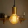 Buy Design hanging lamp - Edison Style Gold 58545 - prices