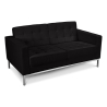 Buy Design Sofa Kanel 2 seater - Faux Leather Grey 13242 - in the UK