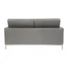Buy Design Sofa Kanel  (2 seats) - Faux Leather Grey 13242 in the United Kingdom