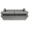 Buy Design Sofa Kanel  (2 seats) - Faux Leather Grey 13242 in the United Kingdom