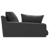 Buy Design Living-room Sofa - 3 seats - Fabric Dark grey 26729 in the United Kingdom