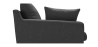 Buy Design Living-room Sofa - 3 seater - Fabric Dark grey 26729 in the United Kingdom