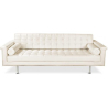 Buy Sofa Design Sofa – 3 Seater – Fabric Upholstered - Trendy  White 13258 - in the UK