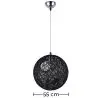 Buy Random/55 Ball Pendant Lamp - String Black 22740 with a guarantee