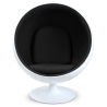 Buy Ballon Chair  - Faux Leather Black 16499 - in the UK