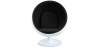 Buy Ballon Chair  - Faux Leather Black 16499 - in the UK