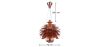 Buy Bronze Artich Lamp - Big Model - Steel/Copper Bronze 13284 - prices