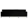 Buy Design Corner Sofa Kanel - Left Angle - Premium Leather Black 15186 - in the UK