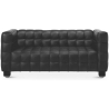 Buy Design Sofa Lukus - 2 seater - Faux Leather Black 13252 with a guarantee