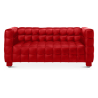 Buy Design Sofa Lukus (2 seats) - Faux Leather Red 13252 - prices