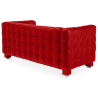 Buy Design Sofa Lukus (2 seats) - Faux Leather Red 13252 at MyFaktory